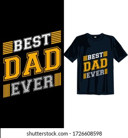 Best daddy ever, Being a daddy is Priceless. Happy Fathers day t shirt design template for print. Fathers day t shirt design for man, women, and, children.