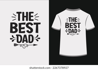 The Best Dad.This is an editable eps vector file.