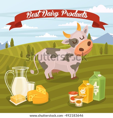 Similar – Image, Stock Photo cow Nutrition Eating