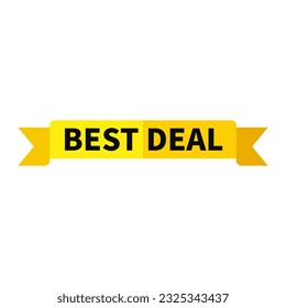 Best Deal In Duo Yellow And Rectangle Ribbon Shape For Advertisement
