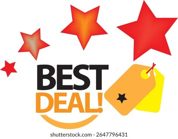Modelo de vetor editável da melhor oferta