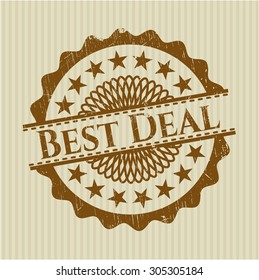 Best Deal rubber grunge stamp