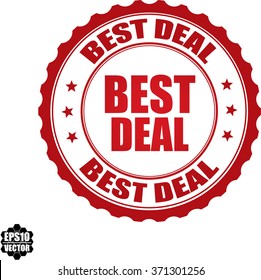Best deal stamp.Vector.