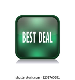 Best deal vector button, web design element