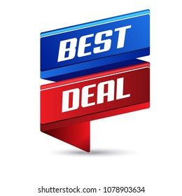 Best Deal Vector Icon Banner Design