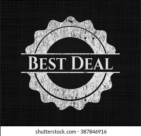 Best Deal written on a blackboard
