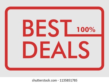 BEST DEALS - 100%