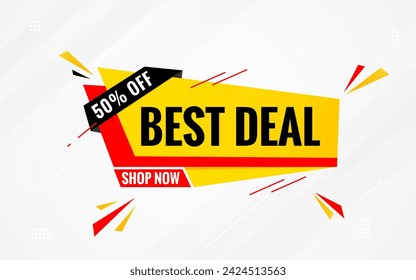 Best Deals Sale Banner Design Sale template. Best deal banner, Sales banner Vector design promotion for digital and print market