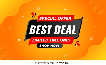 Best Deals Sale Banner Design Sale template. Best deal banner, Sales banner Vector design promotion for digital and print market