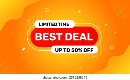 Best Deals Sale Banner Design Sale template. Best deal banner, Sales banner Vector design promotion for digital and print market