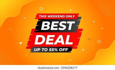 Best Deals Sale Banner Design Sale template. Best deal banner, Sales banner Vector design promotion for digital and print market