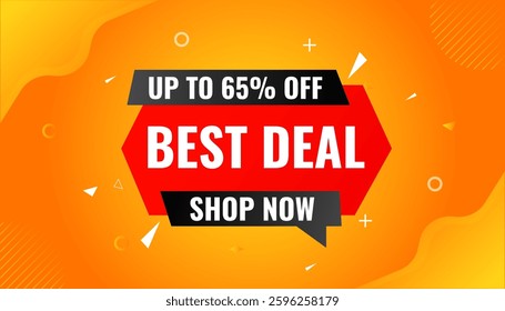 Best Deals Sale Banner Design Sale template. Best deal banner, Sales banner Vector design promotion for digital and print market