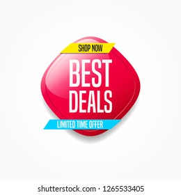 Best Deals Shop Now Label