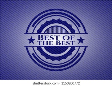 Best of the Best with denim texture