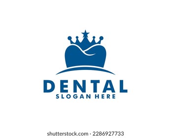 Best Dental logo, Crown or Royal Dental logo vector., dental clinic logo design inspiration