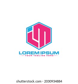 The Best Design im logo unique modern minimalist simple creative abstract and vector