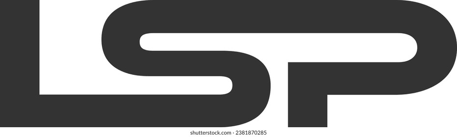 The best design initial Letter LSP logo template Vector idea . your success for LSP icon . top choice ! Like .