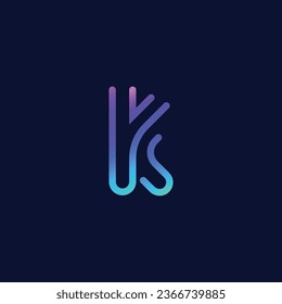 Mejor diseño logotipo K exclusivo moderno minimalista simple abstracto y vector