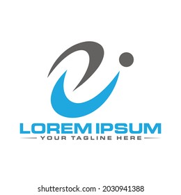 The Best Design i logo unique modern minimalist simple creative abstract and vector