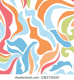 the best design on fabric fashion pattern print vector colorful color