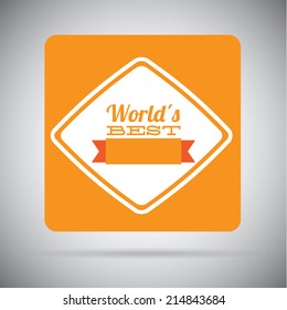 The best design over gray background vector illustration 