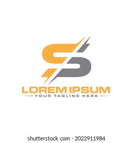The Best Design S logo unique modern minimalist simple creative abstract and vector