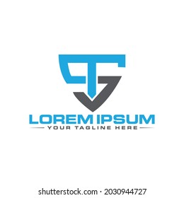 The Best Design TS logo unique modern minimalist simple creative abstract and vector
