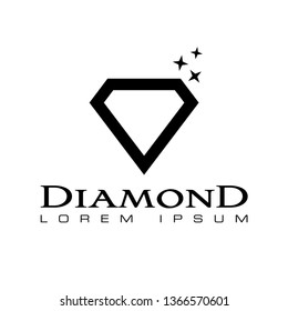 best diamond icon vector logo template 