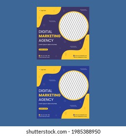 Best Digital Marketing Agency Social Media Post Design.