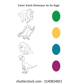 Best Dinosaur Coloring Pages for Kids, Coloring book page ,Line art