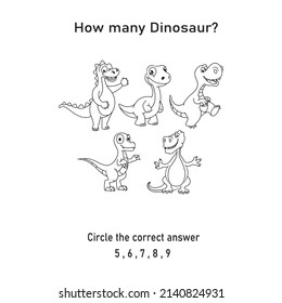 Best Dinosaur Coloring Pages for Kids, Coloring book page ,Line art