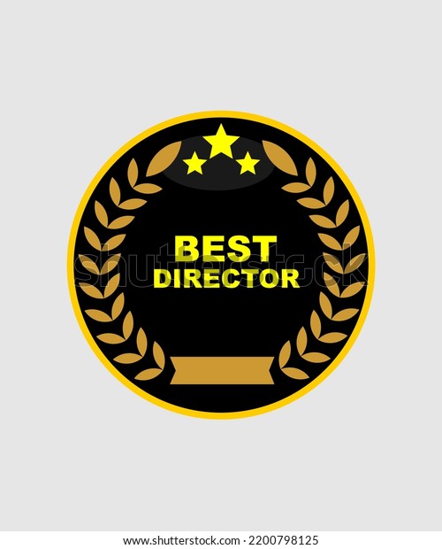 best director award
vector design logo