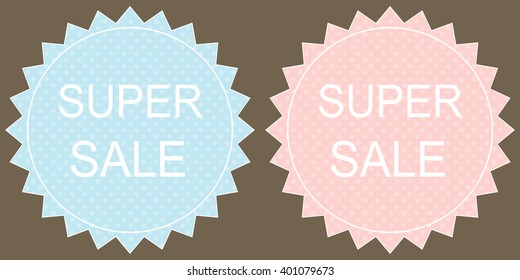 Best Discount label set. 