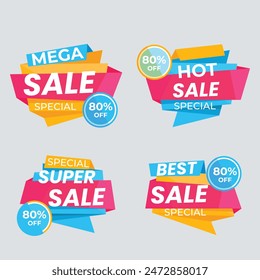 Best discount offer banners. Price deal sale stickers. Black friday special offer tags. Sale bubble coupon. Promotion discount banner templates design. Buy offer sticker. Super deal set. Vector