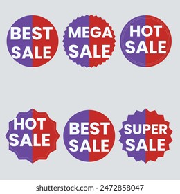 Best discount offer banners. Price deal sale stickers. Black friday special offer tags. Sale bubble coupon. Promotion discount banner templates design. Buy offer sticker. Super deal set. Vector