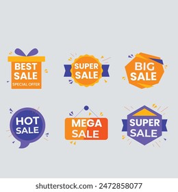 Best discount offer banners. Price deal sale stickers. Black friday special offer tags. Sale bubble coupon. Promotion discount banner templates design. Buy offer sticker. Super deal set. Vector