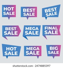 Best discount offer banners. Price deal sale stickers. Black friday special offer tags. Sale bubble coupon. Promotion discount banner templates design. Buy offer sticker. Super deal set. Vector
