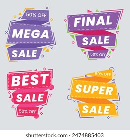 Best discount offer banners. Price deal sale stickers. Black friday special offer tags. Sale bubble coupon. Promotion discount banner templates design. Buy offer sticker. Super deal set. Vector