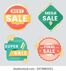 Best discount offer banners. Price deal sale stickers. Black friday special offer tags. Sale bubble coupon. Promotion discount banner templates design. Buy offer sticker. Super deal set. Vector