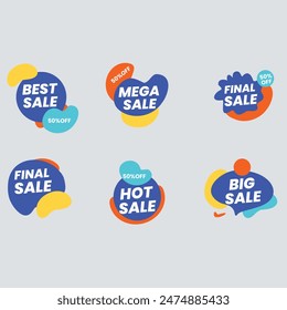 Best discount offer banners. Price deal sale stickers. Black friday special offer tags. Sale bubble coupon. Promotion discount banner templates design. Buy offer sticker. Super deal set. Vector