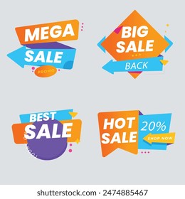 Beste Rabatt-Angebot Banner. Preis Deal Sale Aufkleber. Black Friday Sonderangebote Tags. Sale Bubble Coupon. Promotion Rabatt Banner Vorlagen Design. Kaufe einen Angebotsaufkleber. Super Deal-Set. Vektorgrafik