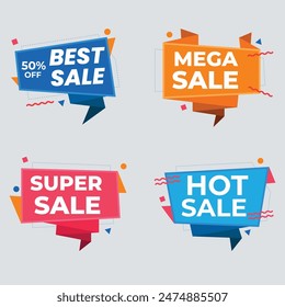 Best discount offer banners. Price deal sale stickers. Black friday special offer tags. Sale bubble coupon. Promotion discount banner templates design. Buy offer sticker. Super deal set. Vector