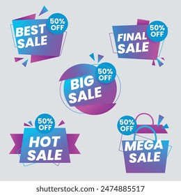 Beste Rabatt-Angebot Banner. Preis Deal Sale Aufkleber. Black Friday Sonderangebote Tags. Sale Bubble Coupon. Promotion Rabatt Banner Vorlagen Design. Kaufe einen Angebotsaufkleber. Super Deal-Set. Vektorgrafik