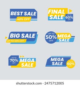 Best discount offer banners. Price deal sale stickers. Black friday special offer tags. Sale bubble coupon. Promotion discount banner templates design. Buy offer sticker. Super deal set. Vector