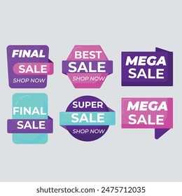 Best discount offer banners. Price deal sale stickers. Black friday special offer tags. Sale bubble coupon. Promotion discount banner templates design. Buy offer sticker. Super deal set. Vector