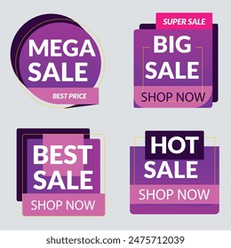 Best discount offer banners. Price deal sale stickers. Black friday special offer tags. Sale bubble coupon. Promotion discount banner templates design. Buy offer sticker. Super deal set. Vector