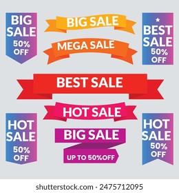 Beste Rabatt-Angebot Banner. Preis Deal Sale Aufkleber. Black Friday Sonderangebote Tags. Sale Bubble Coupon. Promotion Rabatt Banner Vorlagen Design. Kaufe einen Angebotsaufkleber. Super Deal-Set. Vektorgrafik