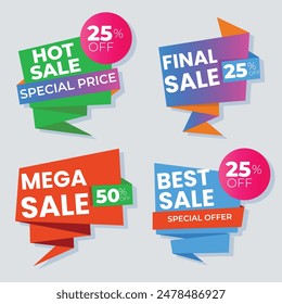 Best discount offer banners. Price deal sale stickers. Black friday special offer tags. Sale bubble coupon. Promotion discount banner templates design. Buy offer sticker. Super deal set. Vector