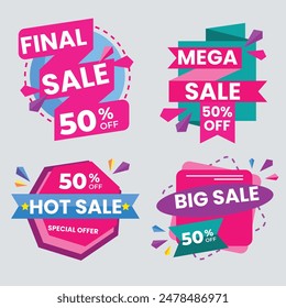 Best discount offer banners. Price deal sale stickers. Black friday special offer tags. Sale bubble coupon. Promotion discount banner templates design. Buy offer sticker. Super deal set. Vector