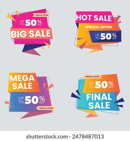 Best discount offer banners. Price deal sale stickers. Black friday special offer tags. Sale bubble coupon. Promotion discount banner templates design. Buy offer sticker. Super deal set. Vector